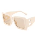 thumbnail image 4 of Gafas de sol clásicas de marca de lujo para mujer, lentes cuadradas de diseñador de moda, Retro, b-decorativas, UV400, 4 of 5