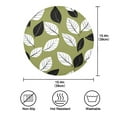 thumbnail image 4 of 15.4inch Round Placemats, DIY Printing Design, Suitable for Kitchen, Table Party Decoration Leaf, 4 of 7