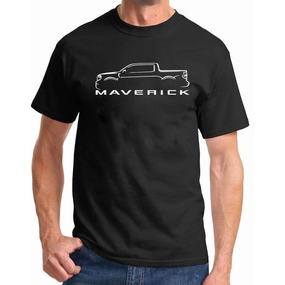 Ford Maverick Pickup Truck Classic Outline Design Tshirt NEW COLORS