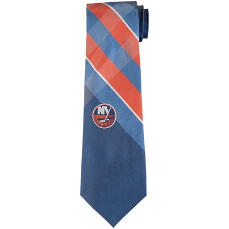 Men s New York Islanders Woven Poly Grid Tie