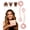 Cream Pink, variant on BONNET QUEEN Multi-function Satin Heatless Hair Curler & Hair Tie Non-Heating Hair Roller Curling Rod with Scrunchie, Large, Cream Pink(For Big Curls)