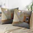 thumbnail image 3 of LALILO Throw Pillow Covers Interior New Cute Clean House With High Cushion Cover 18" x 18", 2 Pack, 3 of 6