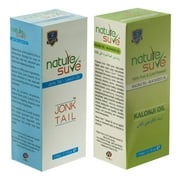 Nature Sure Combo Of Kalonji Oil And Jonk Tail Hair Oil, 110Ml Of Each Pack