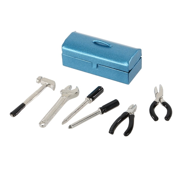 Set de Herramienta de Reparación RC Orugas 1:10 Sccesorios Mini crawler Axial SCX10 TF2 D90 D110 Ligero y Portátil Azul CUTICAT Kit de herramientas RC