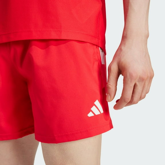 Adidas Men's Own the Run Running Shorts 5 inch - Pure Ruby Red - 2XL
