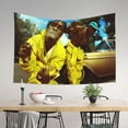 thumbnail image 4 of A$Ap Rocky Tapestry Wall Hanging Home Decoration Wall Blanket Dormitory Living Room Bedroom Backdrop Poster( 60x40inch), 4 of 7
