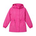 thumbnail image 5 of Drovellove Women's Hooded Trench Coat Slim Fit Windbreaker Jacket - Lightweight Waterproof Outerwear with Flattering Cut, Versatile Casual Style for Daily Errands, Outdoor Walks, 5 of 9