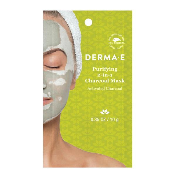 Derma E Derma E Purifying 2in1 Charcoal Sheet Face Mask Walmart