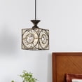 thumbnail image 2 of Xanthe 5.9 in. 1-Light Indoor Antique Bronze Finish Pendant Light, 2 of 5