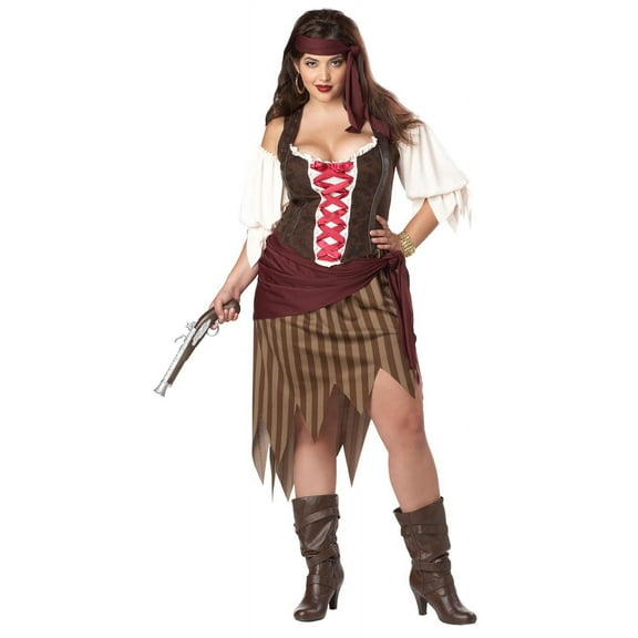 Buccaneer Beauty Costume for Plus Size Women for Adults
