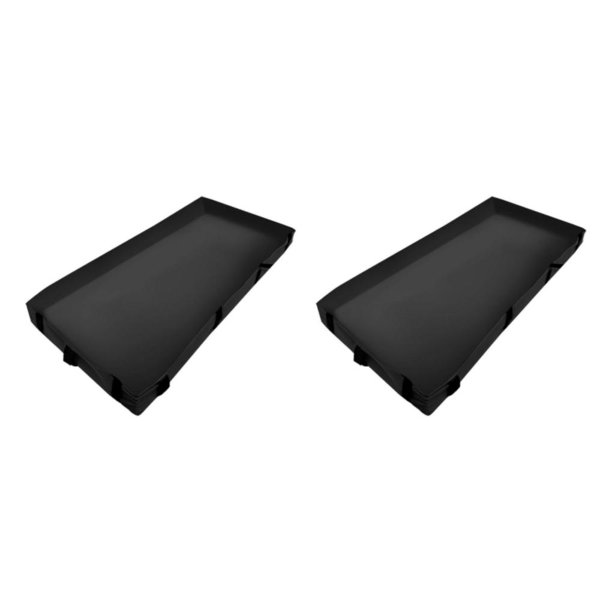 Methold Guinea Pig Cage Bottom Cover Parts Bunnies Hamsters for Dwarf Squirrel Negro 2piezas