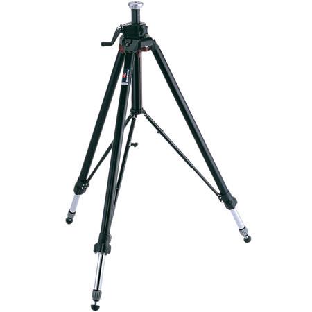 058B 3-Section Aluminum Triaut Camera Tripod with Mid-Level Spreader, Black - image 2 of 3