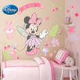 thumbnail image 3 of Pegatinas de pared navideñas de Mickey y Minnie, calcomanía de Arte de coche, decoración de habitación de niños, murales de favores, póster de pared roto, 3 of 3