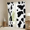thumbnail image 3 of Castle Fairy Cow Print Black Out Curtains for Kids Children,Black White Curtains Pack of 2 (42x63 Each),Farmhouse Animal Bedroom Curtains,Super Cozy Room Decor, 3 of 6