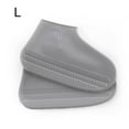 thumbnail image 3 of Inteprter 1 par de fundas de silicona reutilizables para zapatos S/M/L, cubiertas impermeables para zapatos de lluvia, para acampar al aire libre, botas de Paraguas de lluvia Gris L Inteprter HA005720-15, 3 of 6