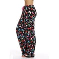thumbnail image 2 of Just Love Fleece Pajama Pants for Women Sleepwear PJs (Black - Light Up, 3X), 2 of 3
