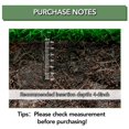 thumbnail image 4 of Estacas de soporte para plantas Joyhalo de 40 cm con 15 bridas de torsión, 4 of 6