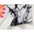 thumbnail image 4 of Beezizac Rainbow Tie Dye Pajamas for Girls 100% Cotton PJ Shorts Lounge Set Tween Size 4T, 4 of 7