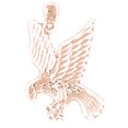 thumbnail image 1 of 14K Rose Gold Eagle Pendant - 28 mm, 1 of 3