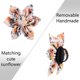 thumbnail image 4 of Collar de perro con pajarita desmontable, collar de entrenamiento de perro de diseño moderno, collar ajustable de algodón para perro con cuello de lazo transpirable para la pequeña mediana Feliz Sencillez, 4 of 5