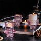 thumbnail image 4 of Juego de 6 candelabros, candelabros para candelabros cónicos, color rosa, 4 of 5