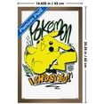 thumbnail image 3 of Pokémon: Expressive Doodle - I Choose You! Wall Poster, 14.725" x 22.375" Framed, 3 of 5