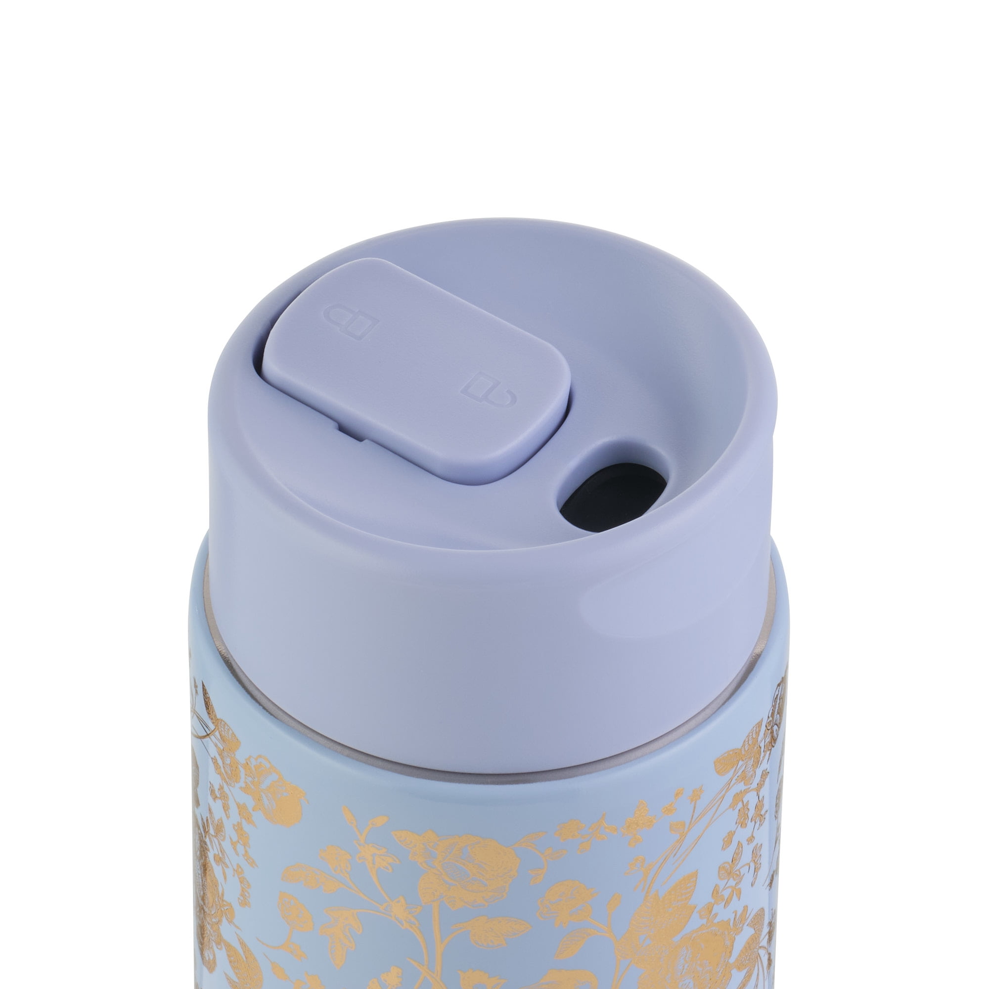 Thyme & Table 22oz Stainless Steel Coffee Tumbler, Blue Floral
