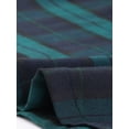 thumbnail image 5 of INSPIRE CHIC Vintage Plaid Skirt for Women's Double Breasted A-Line Pleated Mini Skirts L Green, 5 of 6