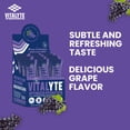 thumbnail image 5 of Vitalyte Grape Electrolyte Powder Packets Mix, Isotonic Hydration, 25 Single Serving Stick Packet, 5 of 9