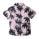 thumbnail image 4 of Odeerbi 6M-13Y Niños Camisa Hawaiana Verano Playa Camisas de Algodón Niños Blusa de Manga Corta Flor Tropical Camisa Estampada Ocio Tops, 4 of 9