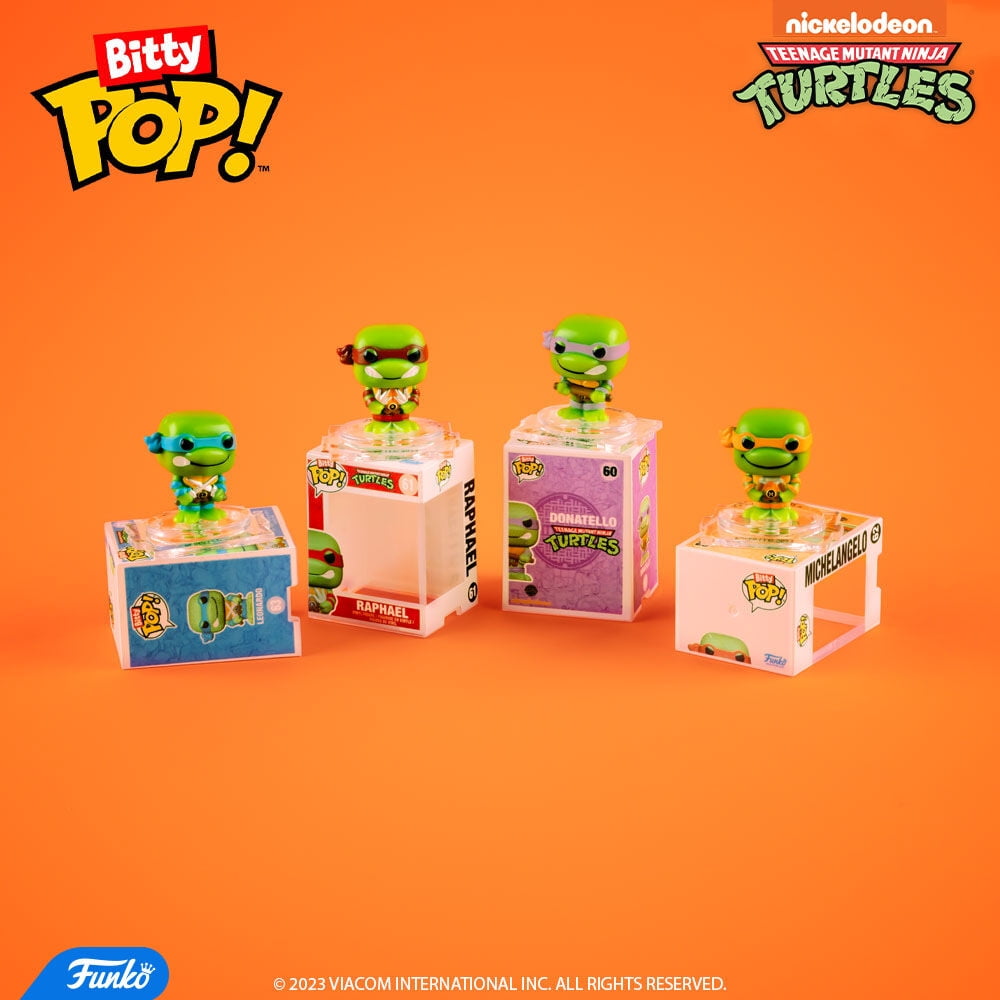 (2 pack) Funko Bitty Pop! Singles Teenage Mutant Ninja Turtles Blind Bag Mini Figure