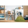 thumbnail image 2 of Ahgly Company Machine Washable Indoor Square Transitional Dark Golden Rod Brown Area Rugs, 7' Square, 2 of 7