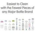 Baby Brezza Natural Baby Bottle Easiest to Clean Grey, 5oz, 3 Pack