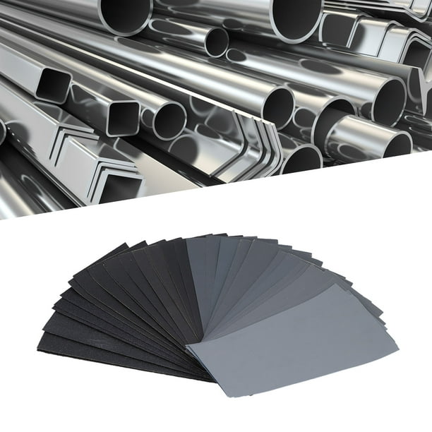 Papel De Dray De Lija Húmedo De 120 A 3000 Gritos Kit De Pulido Impermeable Para Metal De Madera