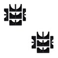 thumbnail image 1 of kurtrusly T-Shirt Ruler Tool Alignment Craft Tool Guide 5PCS Center Designs for Precise Results Black 5 Pcs 2Set, 1 of 6