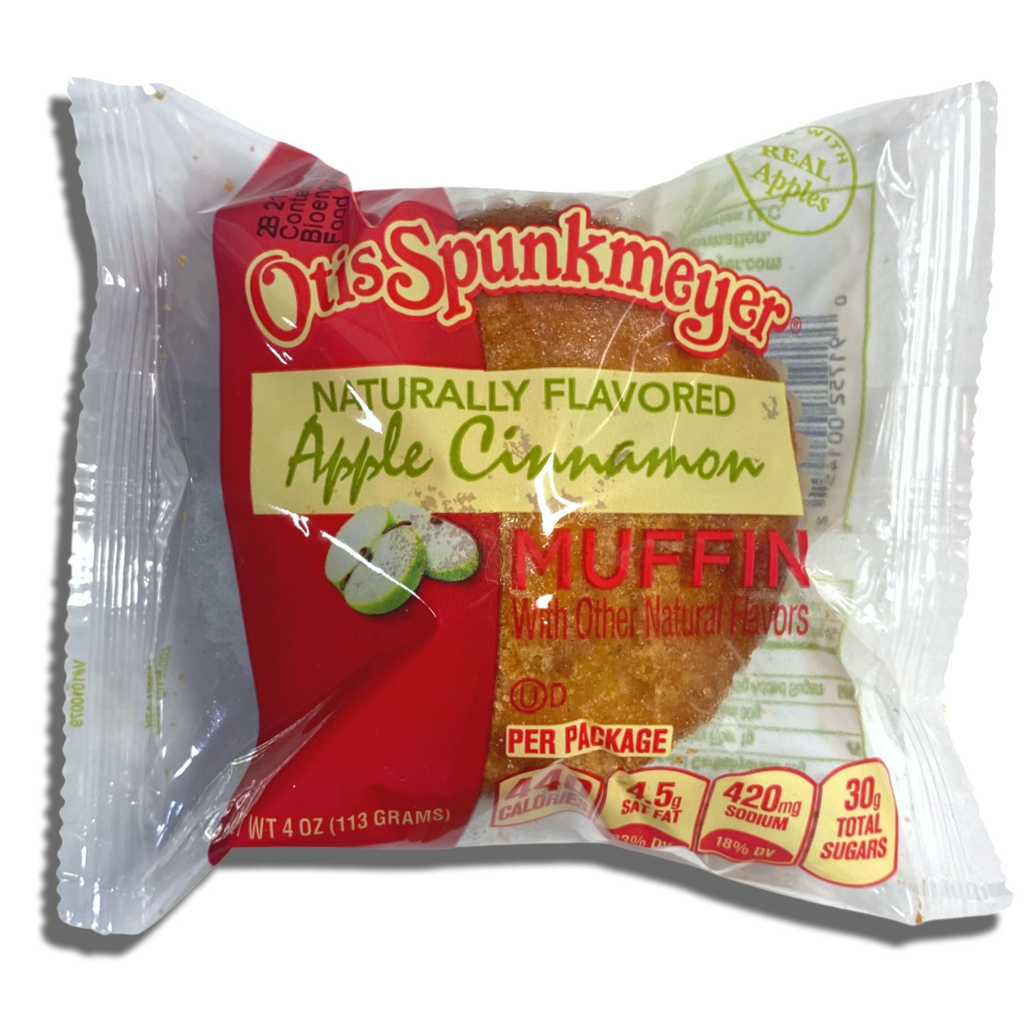 Otis Spunkmeyer Individually Wrapped Apple Cinnamon Muffins, 4 Oz | 12 Ct