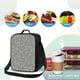 thumbnail image 4 of Disketp Black And White Houndstooth Bolsa Térmica Estampada para Almuerzo, Lonchera para Hombres y Mujeres Adultos, 4 of 7