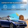 thumbnail image 2 of for Hyundai Santa Fe 2019-2024 Windshield Sun Shade - 4 Layers Car Sunshades for Front Windows Shade Cover Custom Fit Santa Fe Sun Visor 240T Retractable Shade Blocks UV Rays Car Accessories-tss, 2 of 10