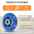 thumbnail image 3 of Uxcell Inline Skate Wheels with Bearings, Outdoor & Indoor Roller Skate Wheel Inline Skate Replacement ( 70mm, 8Pack, Blue ) for Scooter, 3 of 6