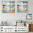 thumbnail image 4 of Designart "Panoramic Harmony On The Coast II" Ocean Floater Framed Canvas Art Print, 4 of 5