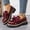 Wine, variant on FRSASU Women's Bowknot Thick Sole Loafers, Casual Spring & Fall Casual Patent Leather Dress Shoes, Cushioned Platform Chunky Heel Lug Sole for Daily Wear Wine