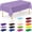 Light purple, variant on Disposable Plastic Tablecloth - 2 Pcs, 108 x 54 In/72 x 54 In, Waterproof Rectangular Picnic Table Cover for Outdoor & Indoor Parties