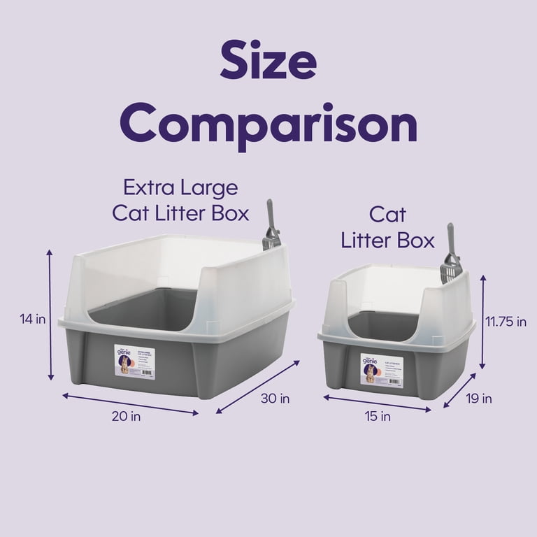 Litter Genie XX-Large Cat Litter Box, High-Sided Scatter Shield photo 3