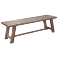 thumbnail image 1 of Pemberly Row Contemporary Wood Dining Bench in Weathered Natural, 1 of 7