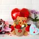 thumbnail image 5 of Decoraciones para el día de San Valentín, adornos para el día de San Valentín, regalos para el día de San Valentín, estilo oso de flores de punto para novia, amante, cumpleaños, regalo de vacaciones,, 5 of 6