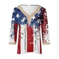 thumbnail image 5 of Simua Womens Summer Tops Short Dolman Sleeve Shirts 2025 Fashion V Neck Outfits Clothes Women Patriotic Shirts, 5 of 5