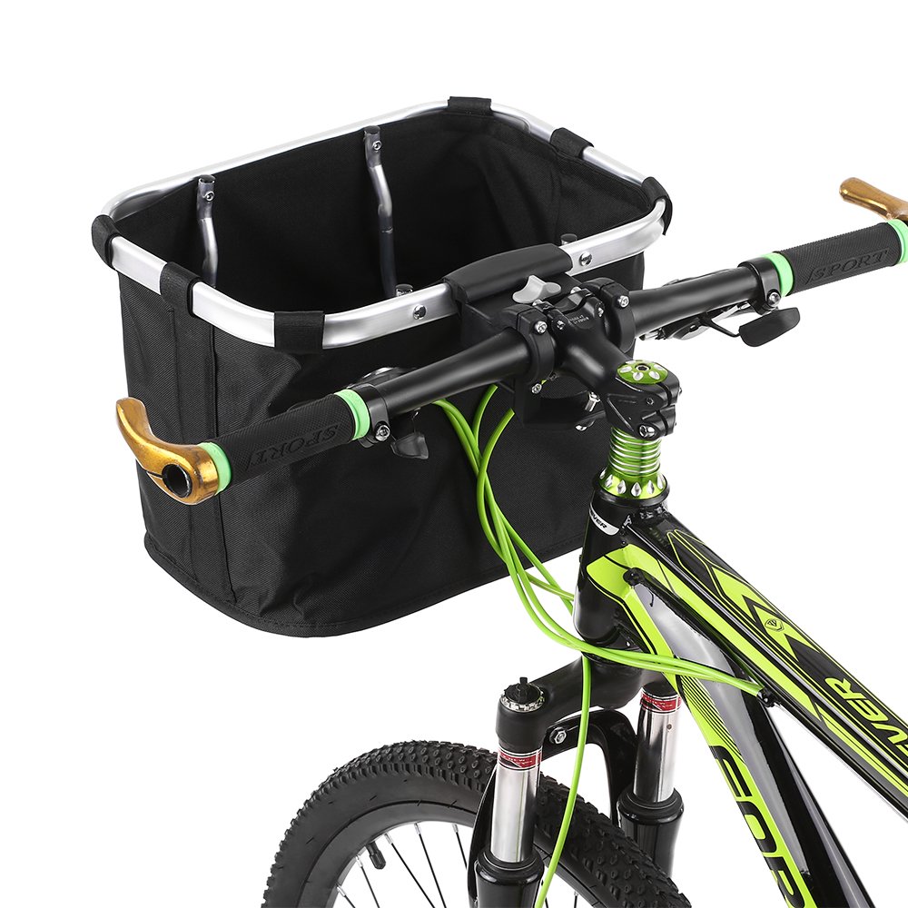 Lixada Bicycle Front Basket Folding Removable Bike