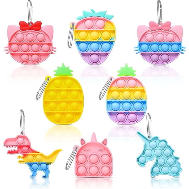Cuackamily 4 Pcs Pop Fidget It Toys Set, Anti-Stress Toys Kids, Push and Pop Bubble Fidget Toy Anti-Stress Sensory Tools to Relieve Stress and Anxiety for Kids and Adults Gifts Cuackamily 4 Pcs Pop Fidget It Toys Set, Anti-Stress Toys Kids, Push and Pop Bubble Fidget Toy Anti-Stress Sensory Tools to Relieve Stress and Anxiety for Kids and Adults Gifts