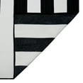 thumbnail image 2 of Better Homes & Gardens 5 x 7 Black and White Cabana Stripe Outdoor Rug, 2 of 7