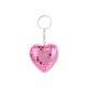 thumbnail image 2 of Llavero de bola de espejo en forma de corazón - Colgante reflectante de bolsa de corazón de melocotón para llaves o bolso, regalo de Navidad mono, 2 of 6